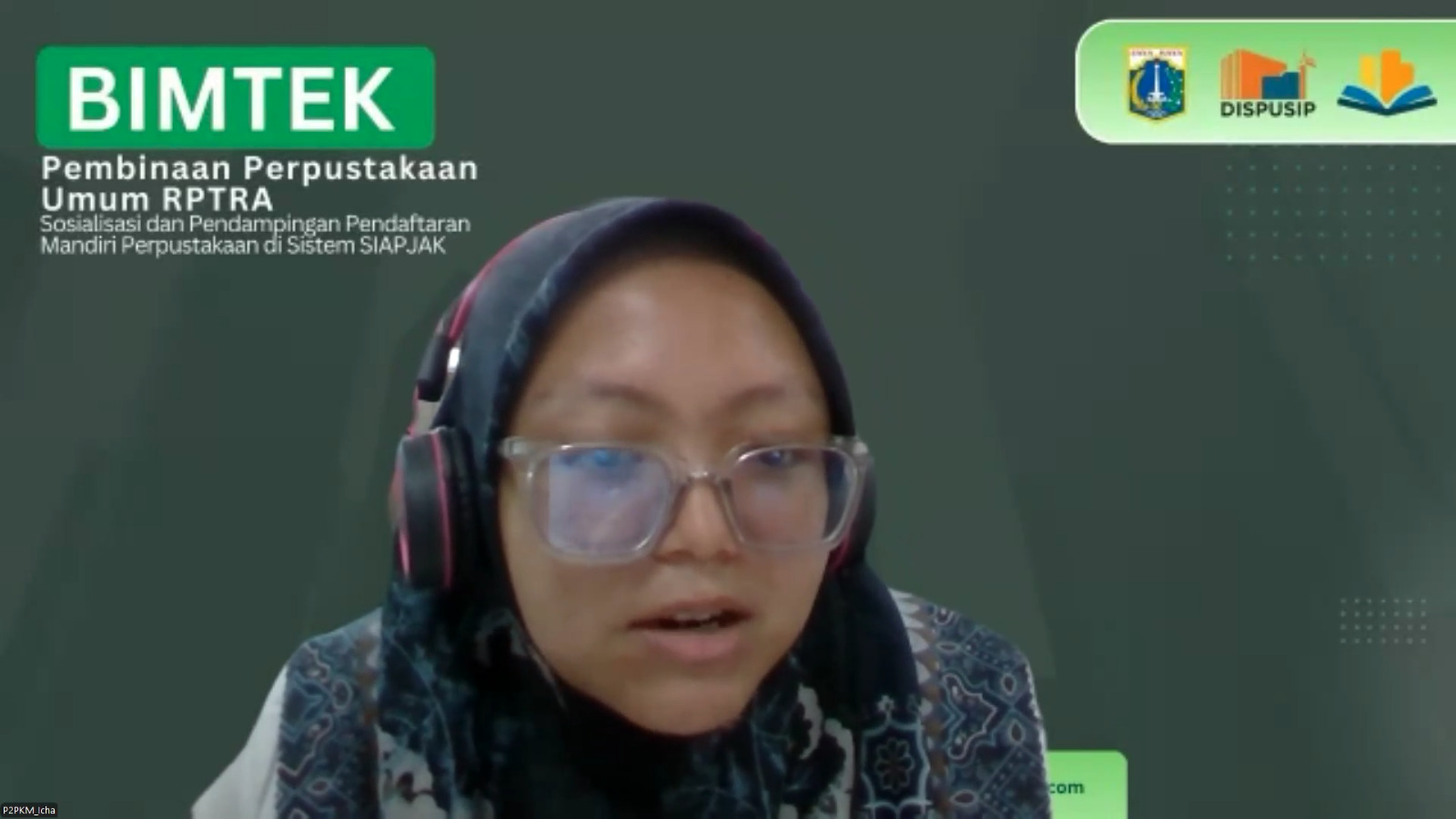 Webinar Registrasi SIAPJAK Perpustakaan Umum RPTRA